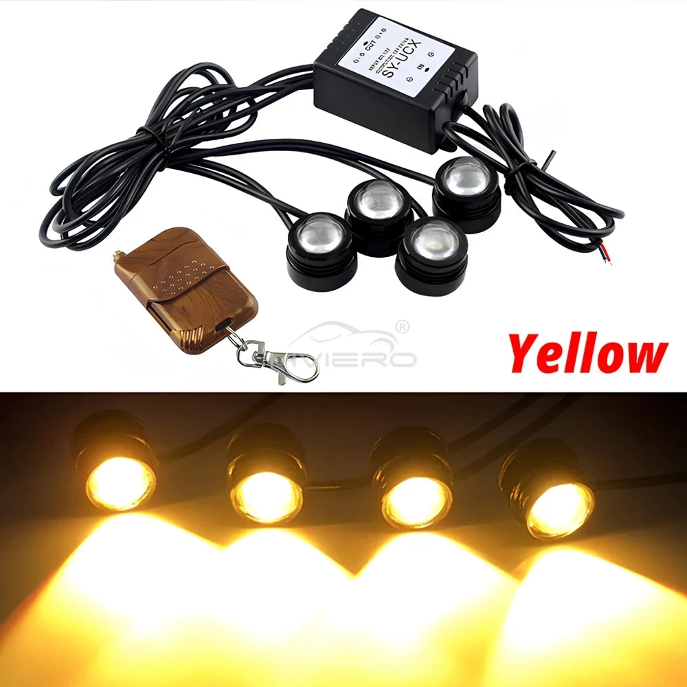 Multimode Wireless LED Vehicle Lighting Kit