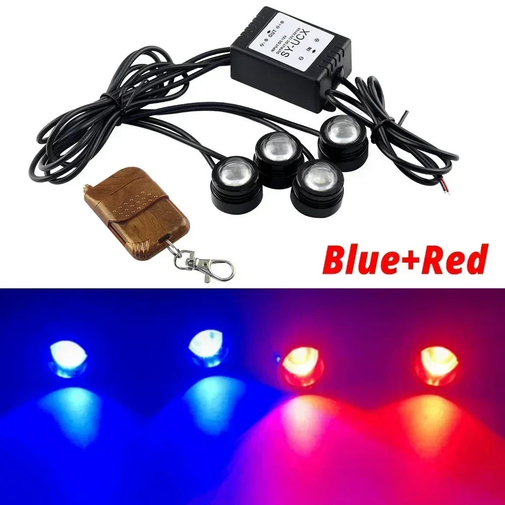 Multimode Wireless LED Vehicle Lighting Kit
