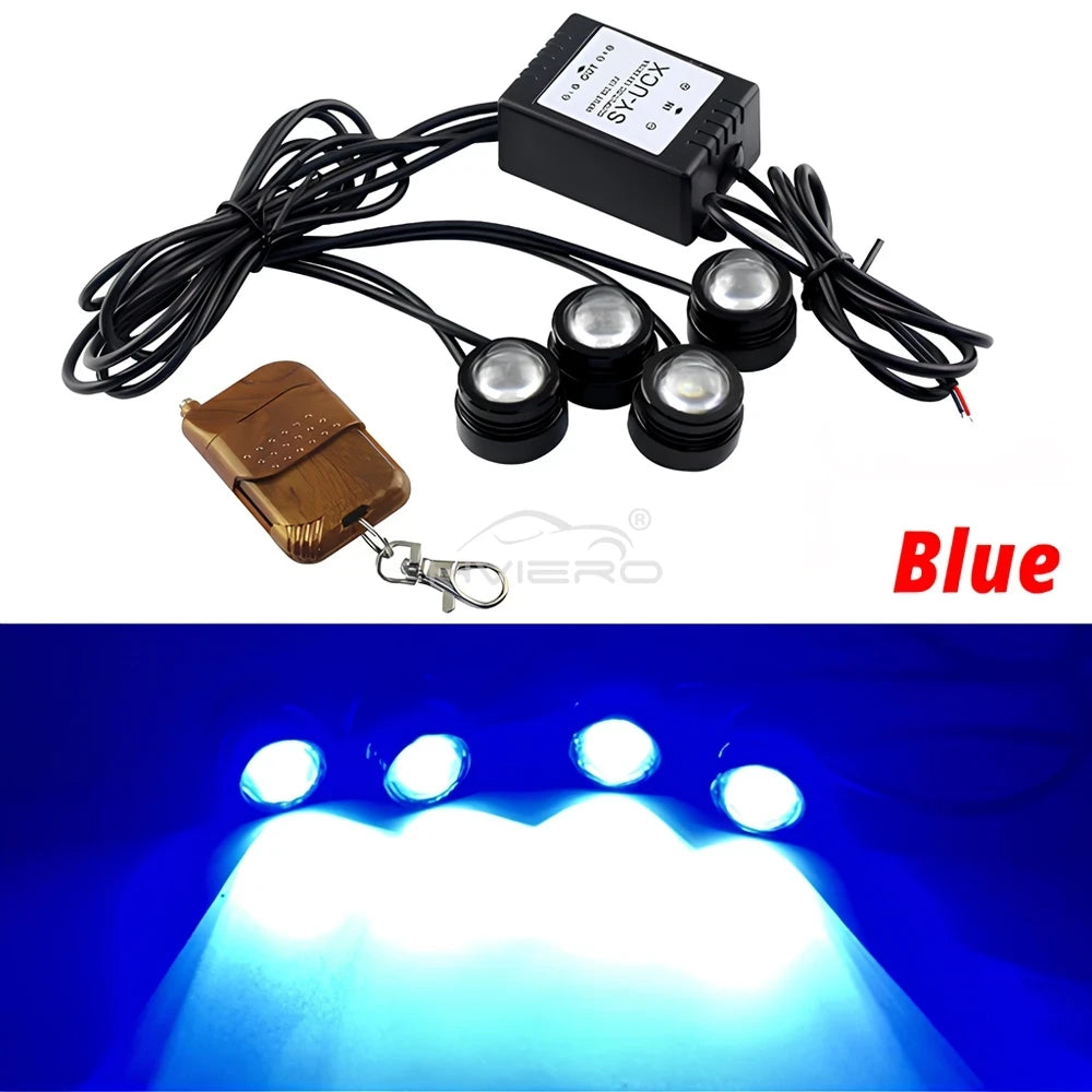 Multimode Wireless LED Vehicle Lighting Kit